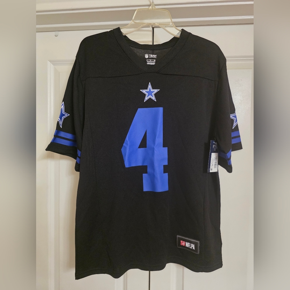 NFL Black and Blue Dallas Cowboy NFLPA Team Jersey (S)